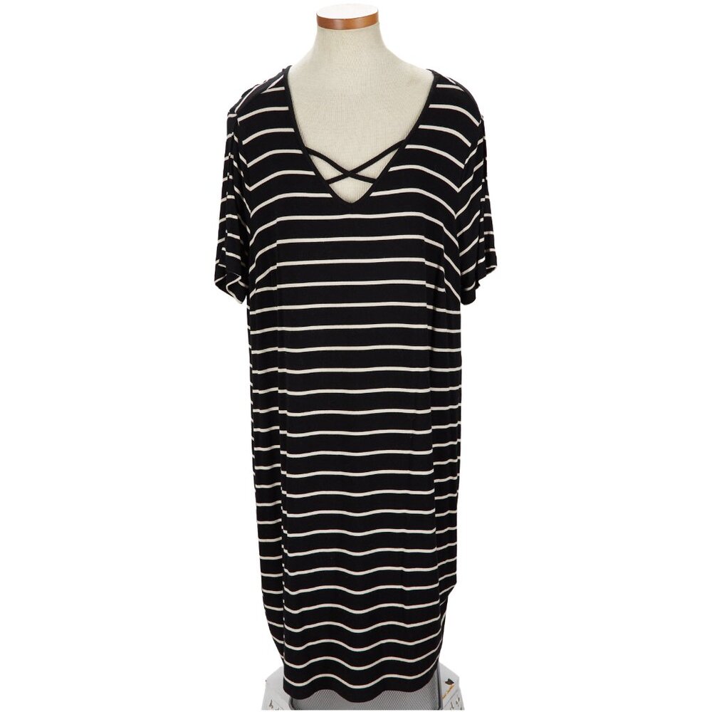 Comfortable Cotton-Feel Plus-Size Dress
